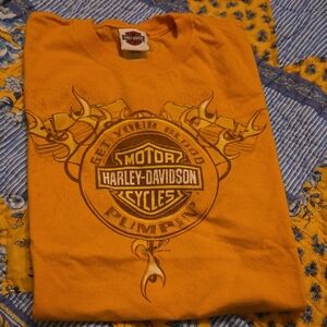 Harley-Davidson Men's Bold Yellow Graphic Tee